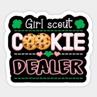 Cookie Dealer Scout for Girls Funny Scouting Family Matching Sticker